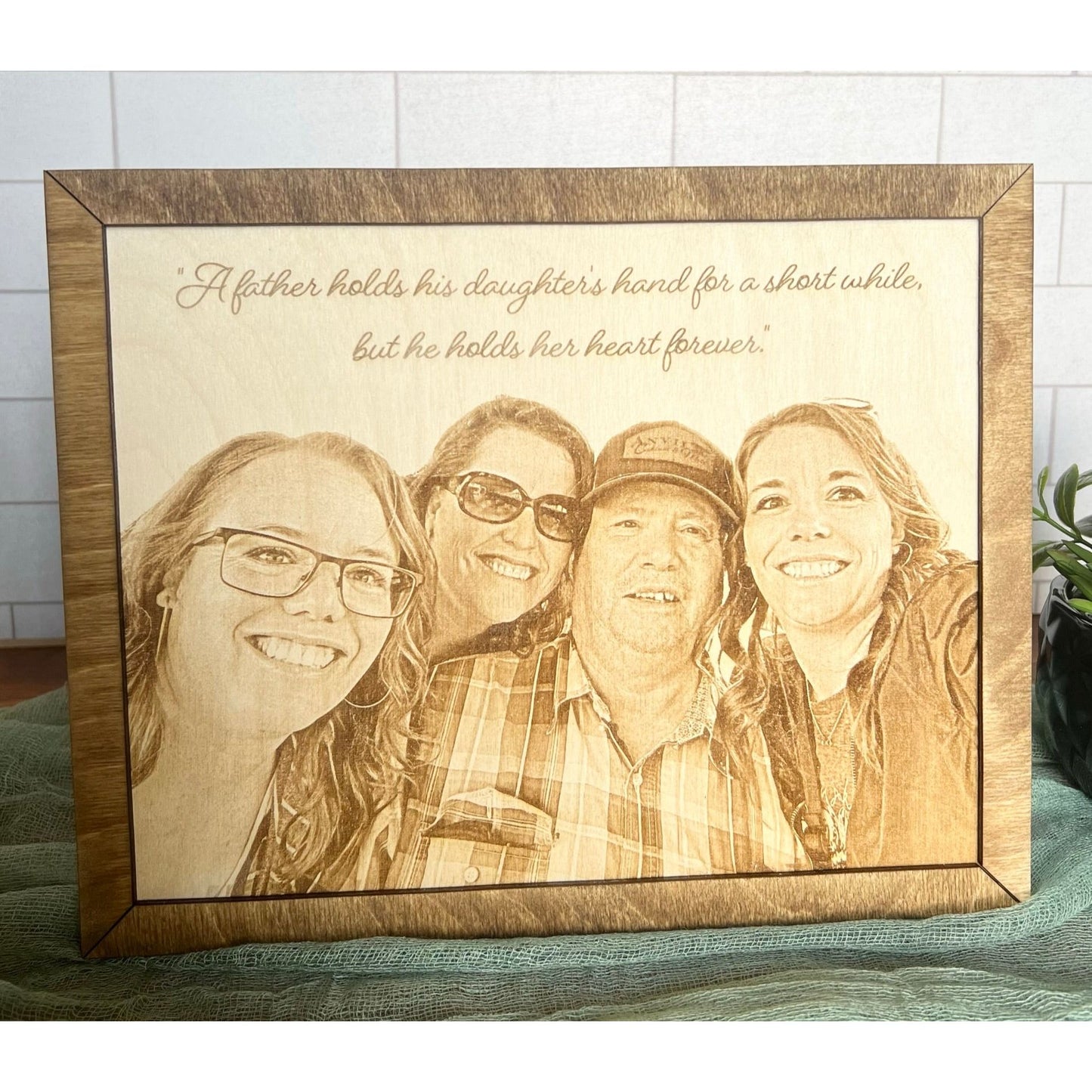 Personalized Engraved Photo