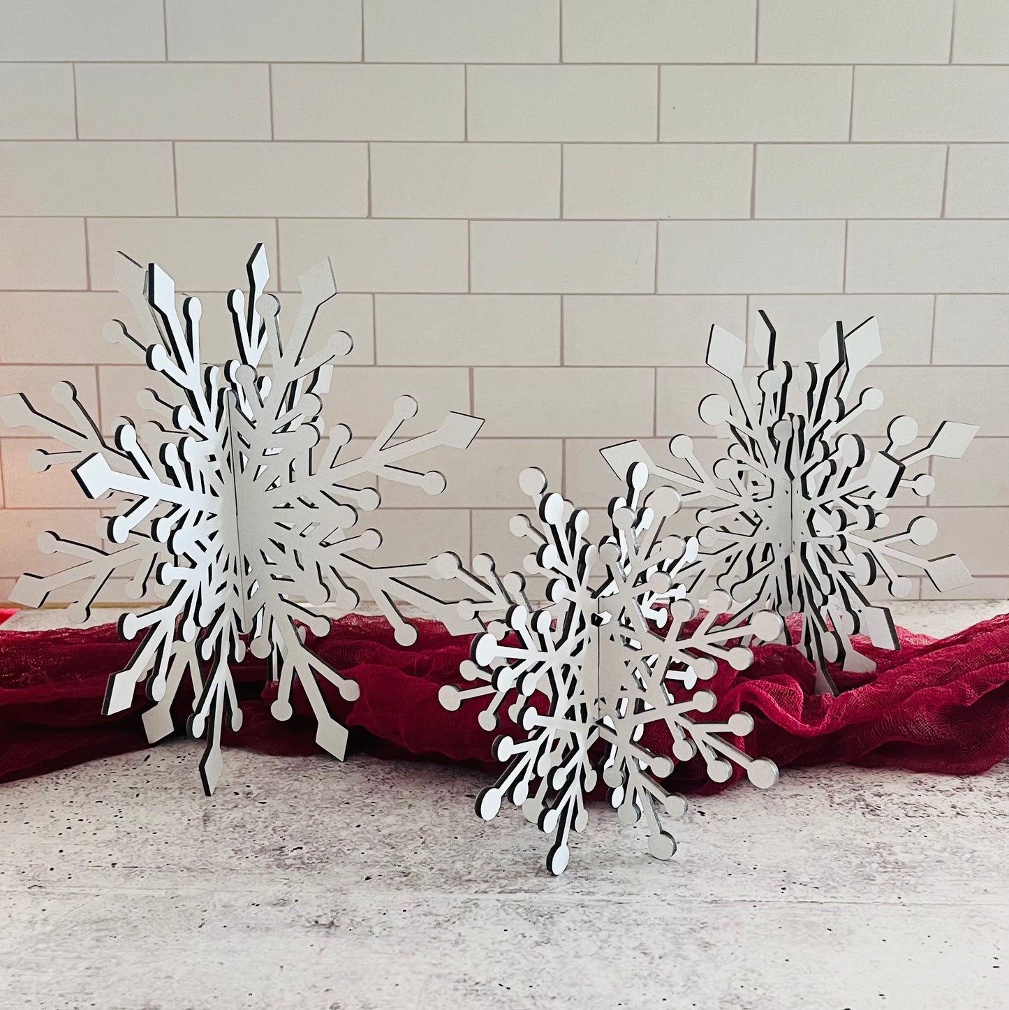 3D DIY Snowflake Kit