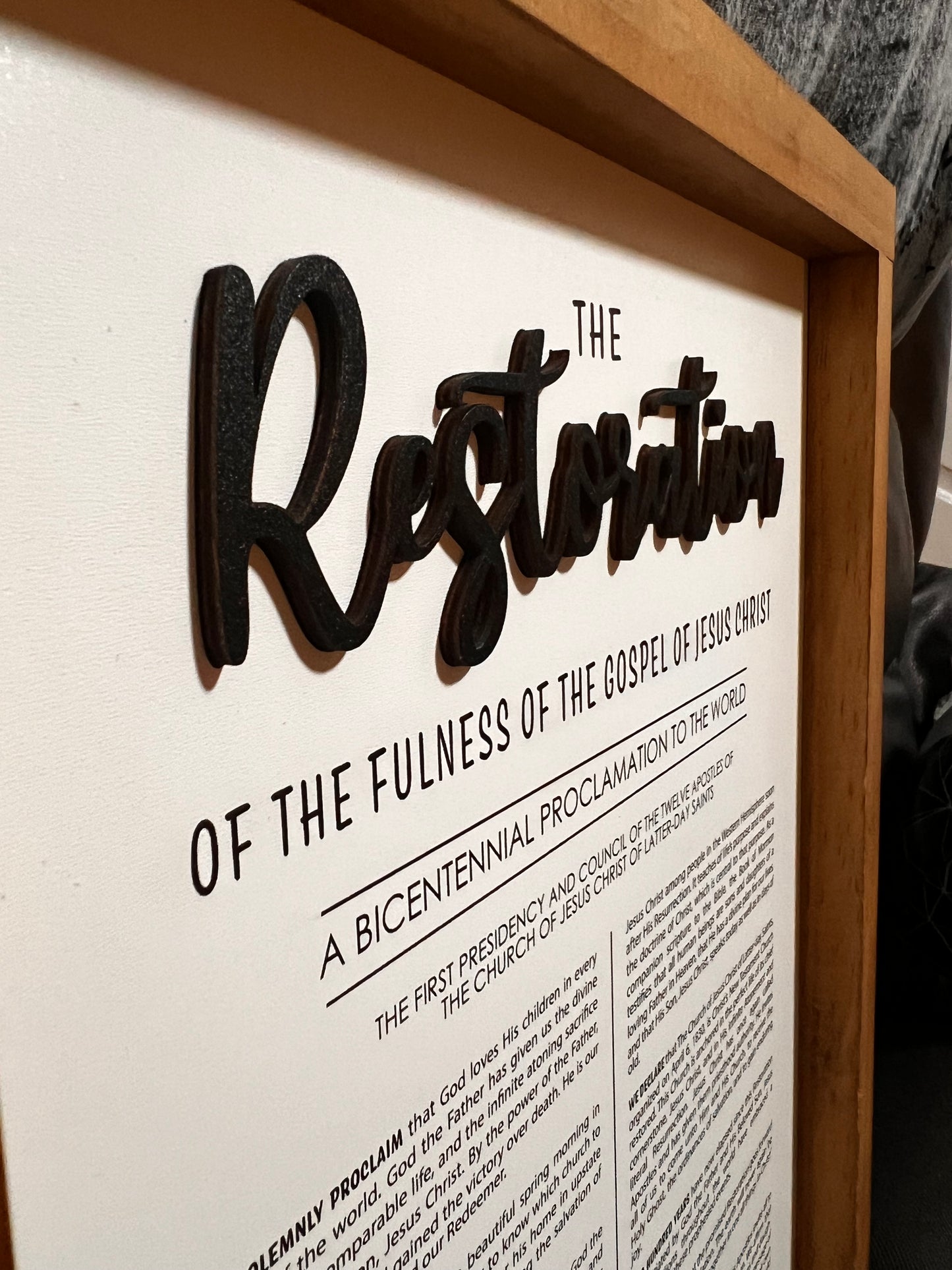 Proclamations To The World