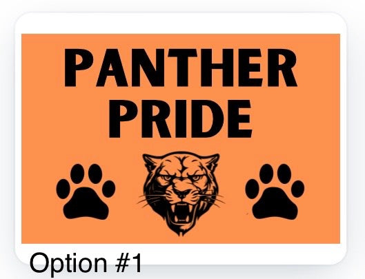 School Spirit Yard Signs