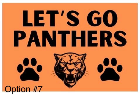 School Spirit Yard Signs