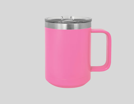 15 oz Travel Mug With Handle