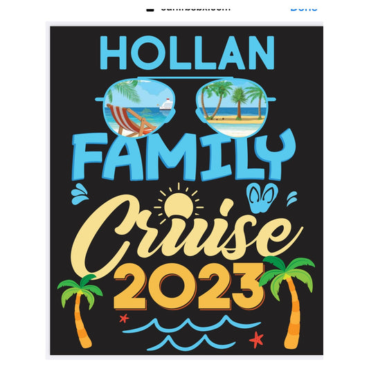 Personalized Cruise Sign